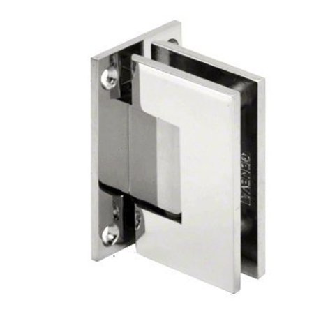 CR LAURENCE Polished Chrome Victoria 5 Degree Pre-Set Wall Mount Full Back Plate Hinge VCT537CH